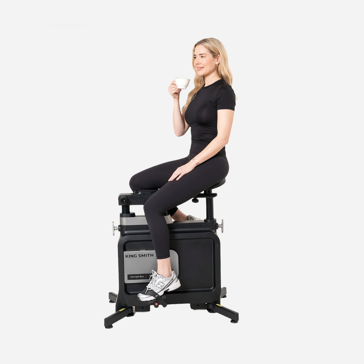 Stepper W1B 3 IN 1 Foldable Exercise Bike, Under Desk Bike