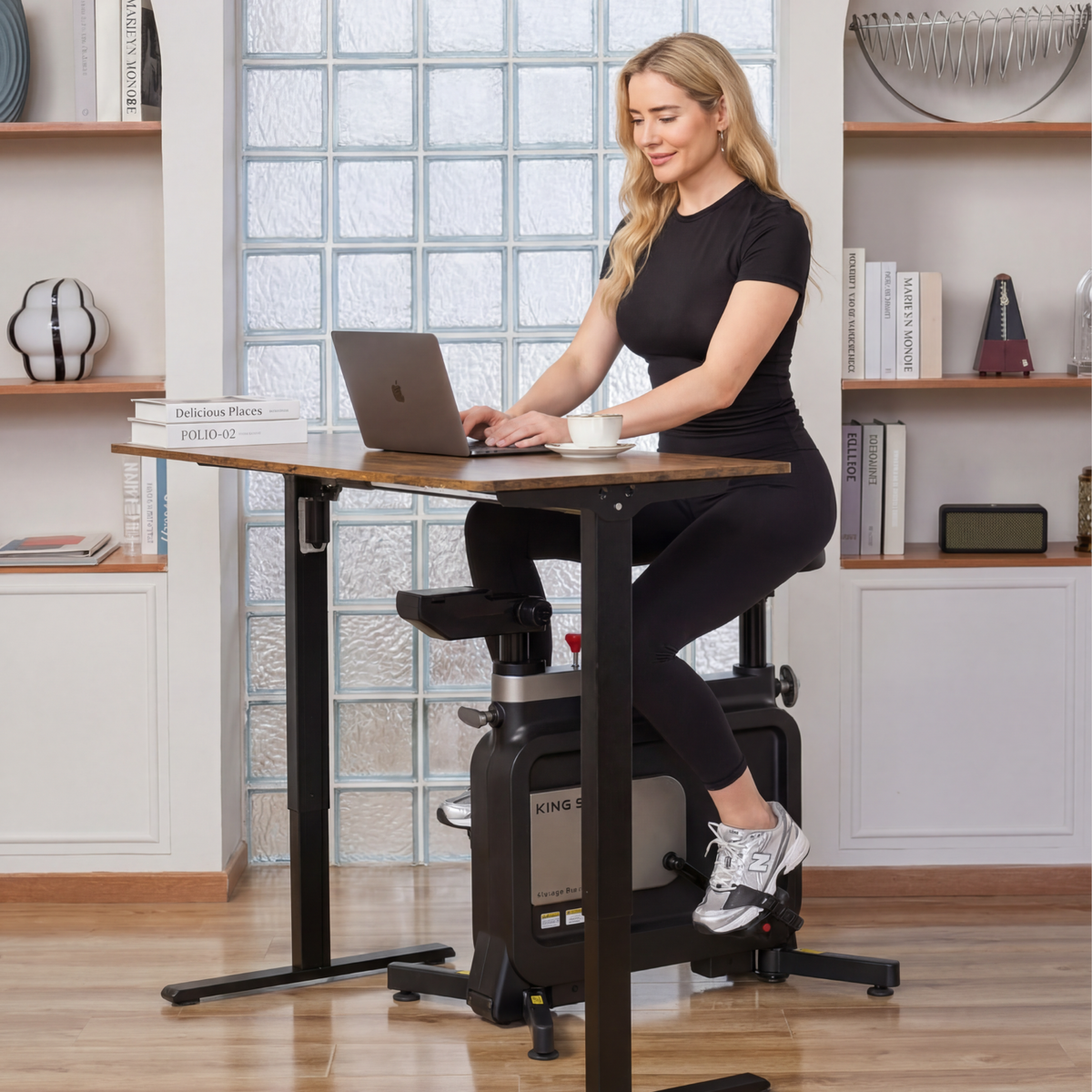 Stepper W1B 3 IN 1 Foldable Exercise Bike, Under Desk Bike